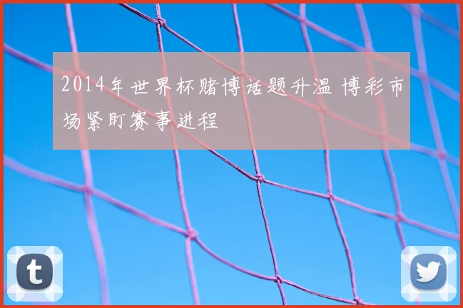 2014年世界杯赌博话题升温 博彩市场紧盯赛事进程