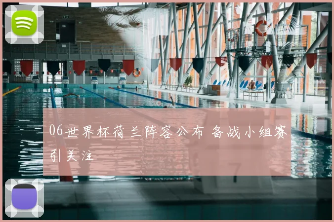 06世界杯荷兰阵容公布 备战小组赛引关注